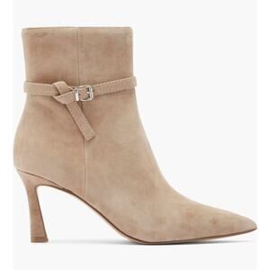 B15 Steve Madden Layan Suede Ankle Boots Womens 7 Office Siren Parisian Capsule